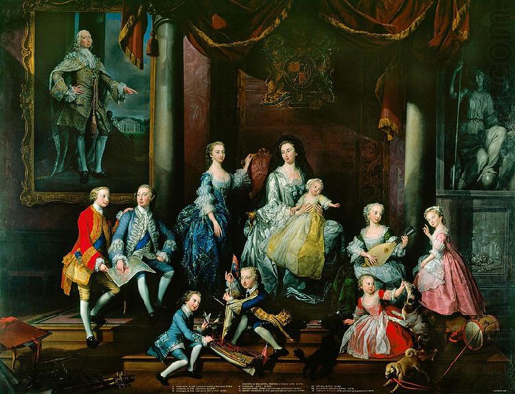 George Knapton The Family of Frederick china oil painting image